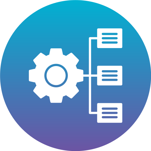 Processing Generic Flat Gradient icon