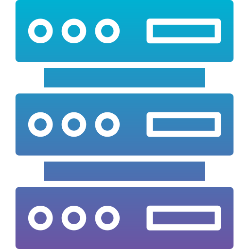 Database Generic Flat Gradient icon