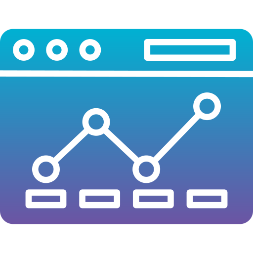 análisis web icono gratis
