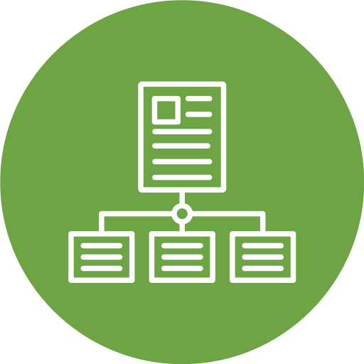 modelado de datos icono gratis