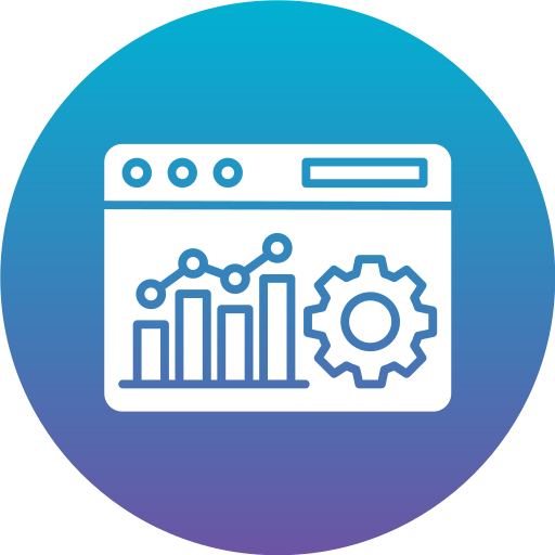 Statistic Generic Flat Gradient icon