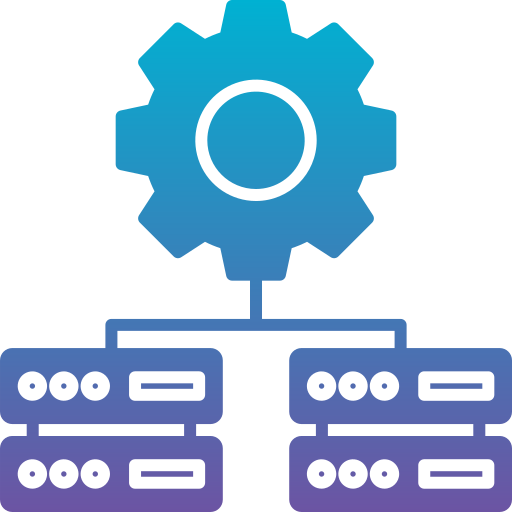 integración de datos icono gratis