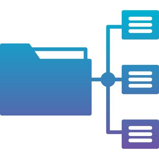 clasificación de datos icono gratis