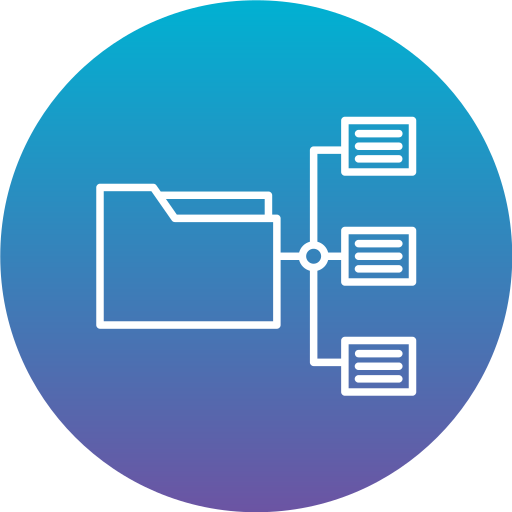 clasificación de datos icono gratis