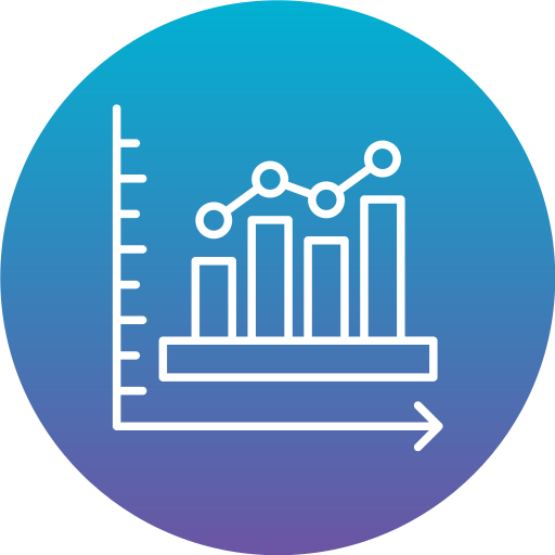 gráfico de barras icono gratis