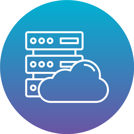 computación en la nube icono gratis