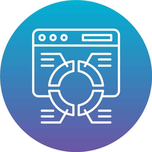 Pie chart Generic Flat Gradient icon