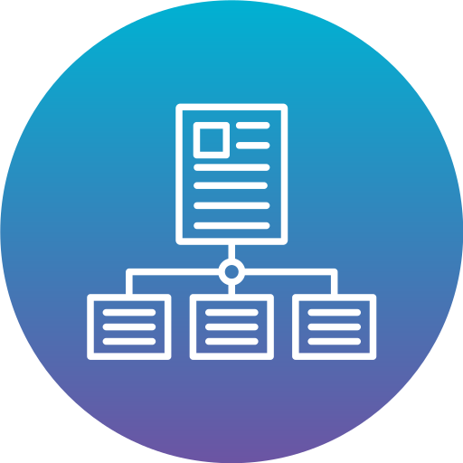 modelado de datos icono gratis