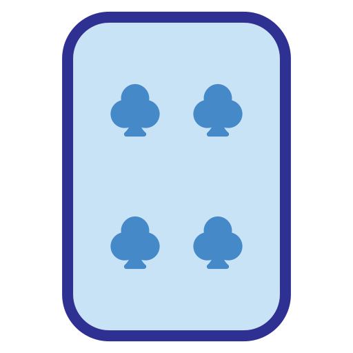 Four of clubs free icon