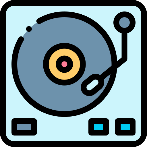 Vinyl Blue Icon - Vinyl Icons 