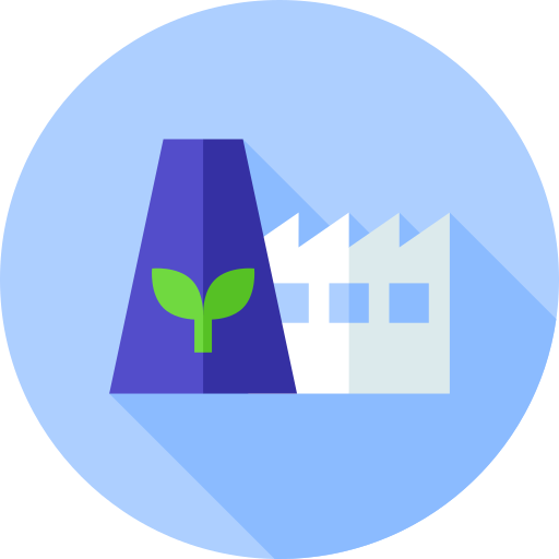 Green factory free icon Green factory free icon