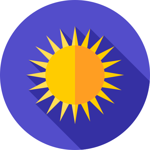Sun free icon