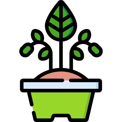 Горшок для растений бесплатно иконка