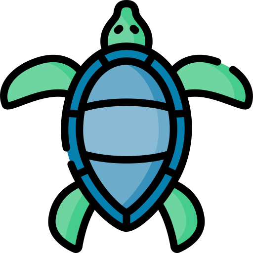 Sea turtle Special Lineal color icon