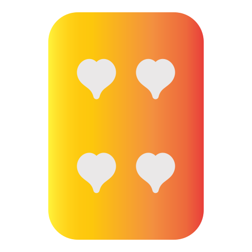 cuatro de corazones icono gratis