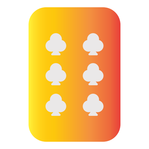 Six of clubs Generic Flat Gradient icon