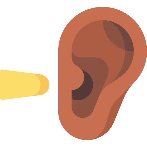 Ear plug free icon Ear plug free icon