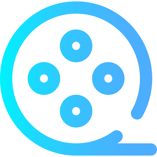 rollo de película icono gratis