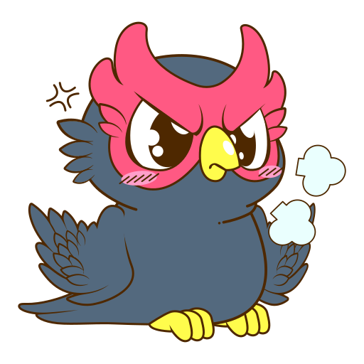 Angry free sticker Angry free sticker