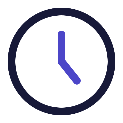 Clock Generic Outline Color icon