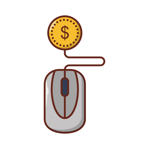Pay per click free icon Pay per click free icon