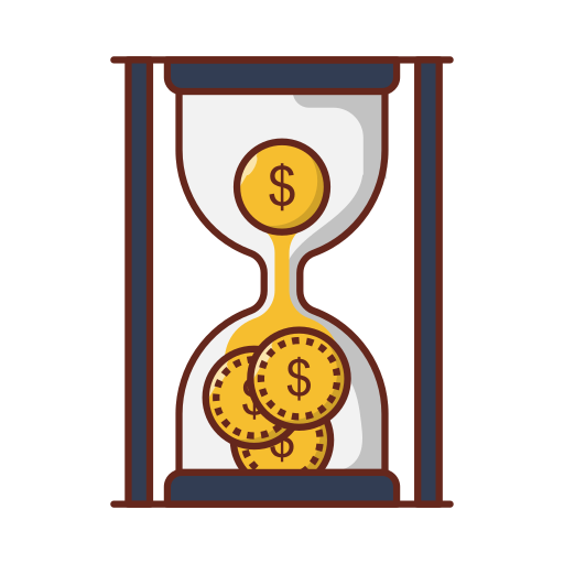 reloj de arena icono gratis