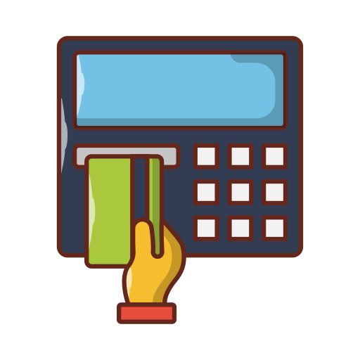 Atm machine free icon Atm machine free icon