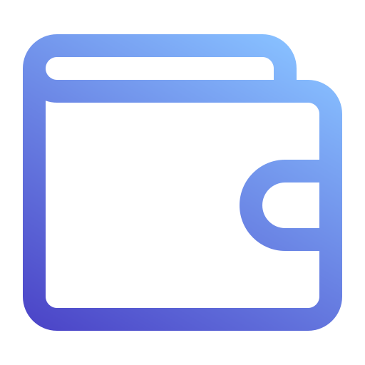 Wallet Generic Gradient icon