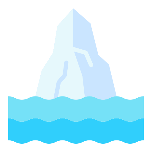 Iceberg Good Ware Flat icon