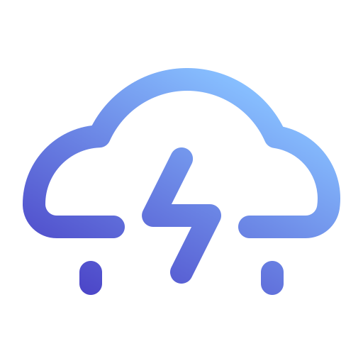 Thunderstorm Generic Gradient icon