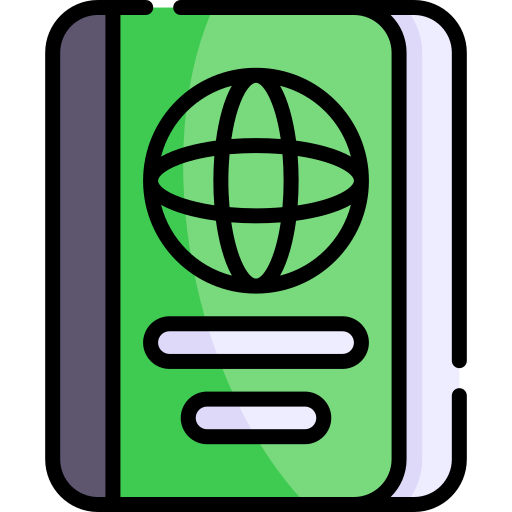 pasaporte icono gratis