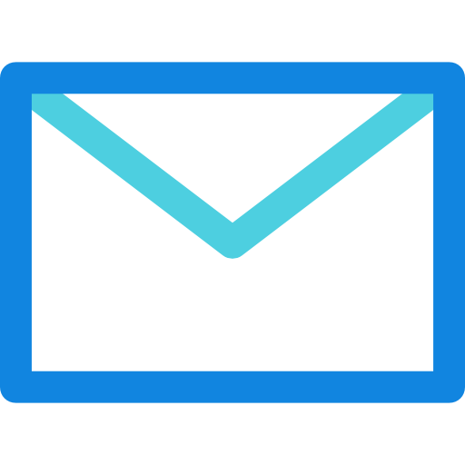 Email Kiranshastry Lineal Blue icon