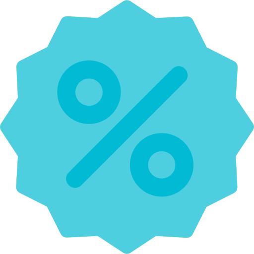 Percentage - Free commerce icons