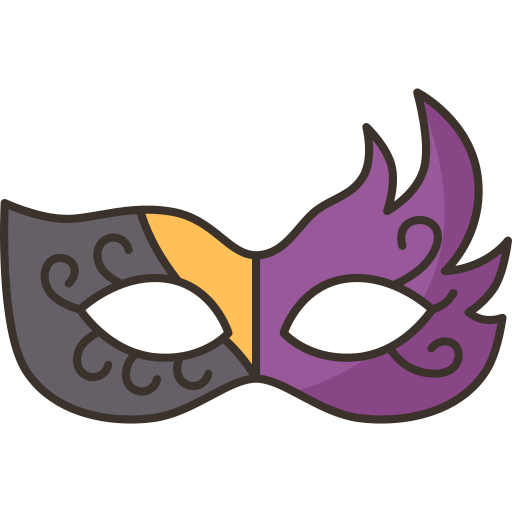 masque de carnaval Icône gratuit