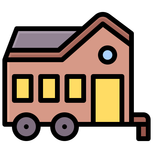 Tiny house - Free transportation icons