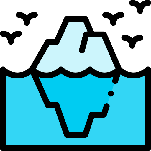 iceberg icono gratis