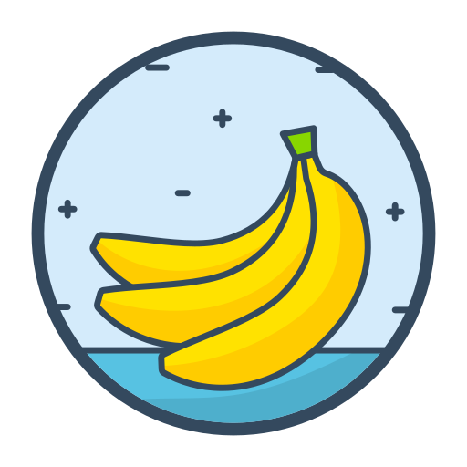 banana PNG image transparent image download, size: 512x512px