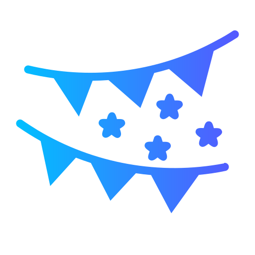 guirlandes Icône gratuit