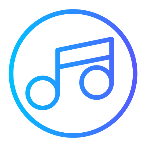 Music Generic Gradient icon