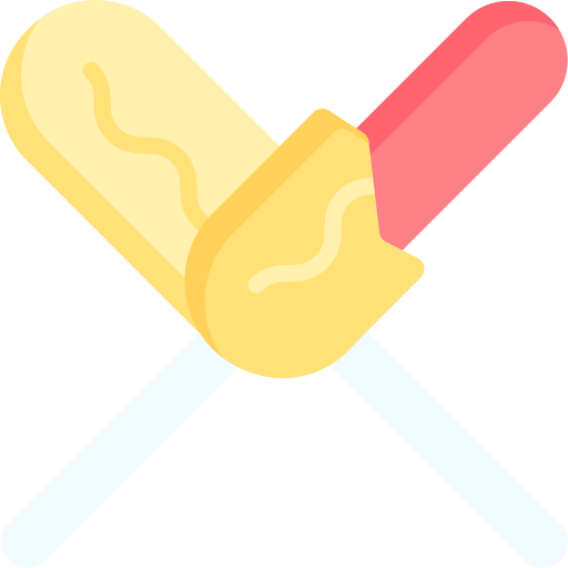 Corn dog Special Flat icon