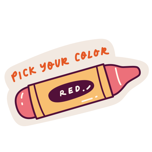 lápiz de color gratis sticker