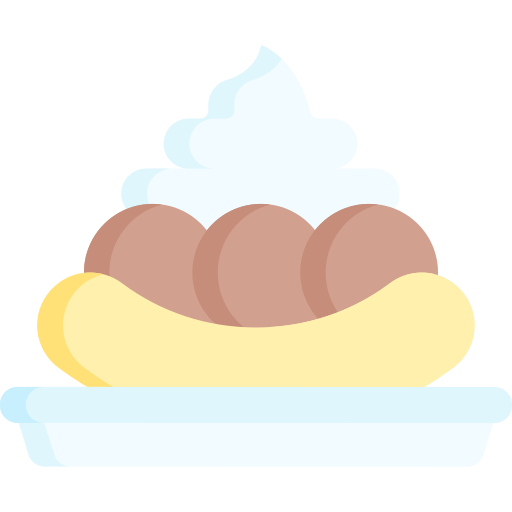 banana split grátis ícone banana split grátis ícone