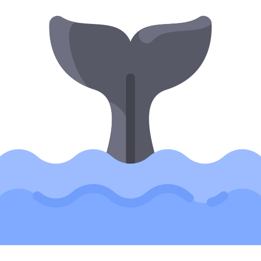 Whale free icon Whale free icon