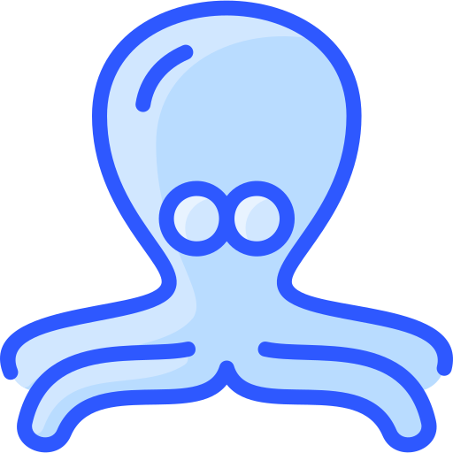 Octopus Vitaliy Gorbachev Blue icon