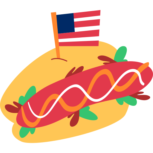 Stickers Nourriture américaine – Stickers nourriture et restaurant gratuites