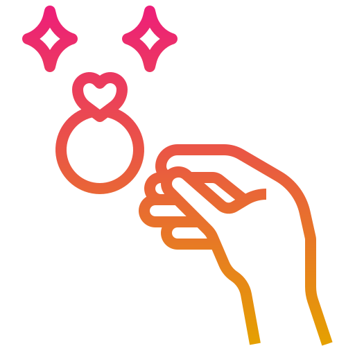 anillo de bodas icono gratis