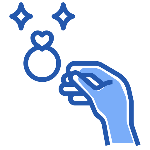 anillo de bodas icono gratis