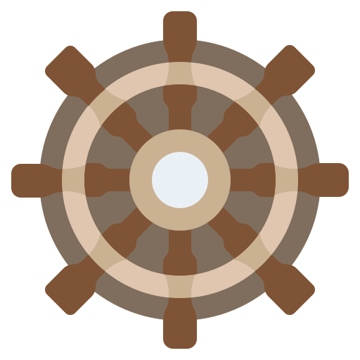 Ship wheel Generic Flat icon