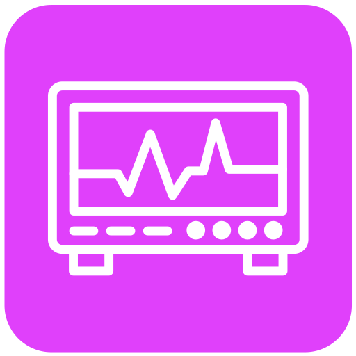 monitor de electrocardiograma icono gratis