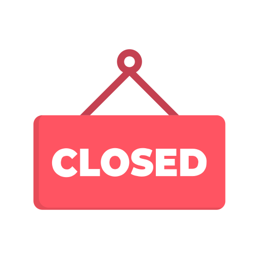 Closed sign Generic Flat icon